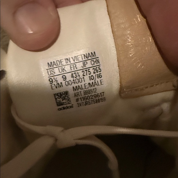 Adidas Beige High-Top Sneakers - Picture 6 of 7